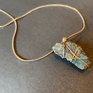 Rainbow Ore Crystal necklace